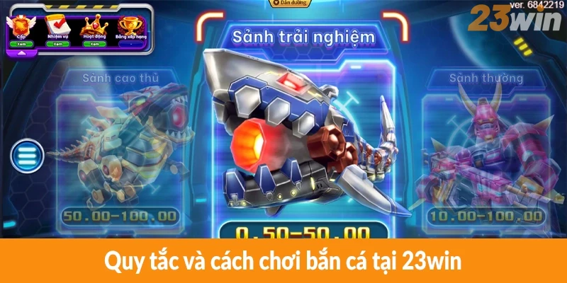 Quy tắc và cách chơi bắn cá tại 23win