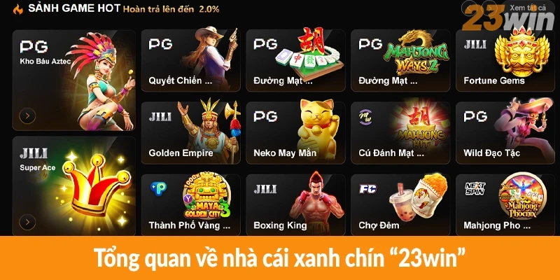 Tổng quan về nhà cái 23win