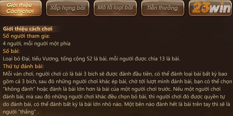 giới thiệu cách chơi